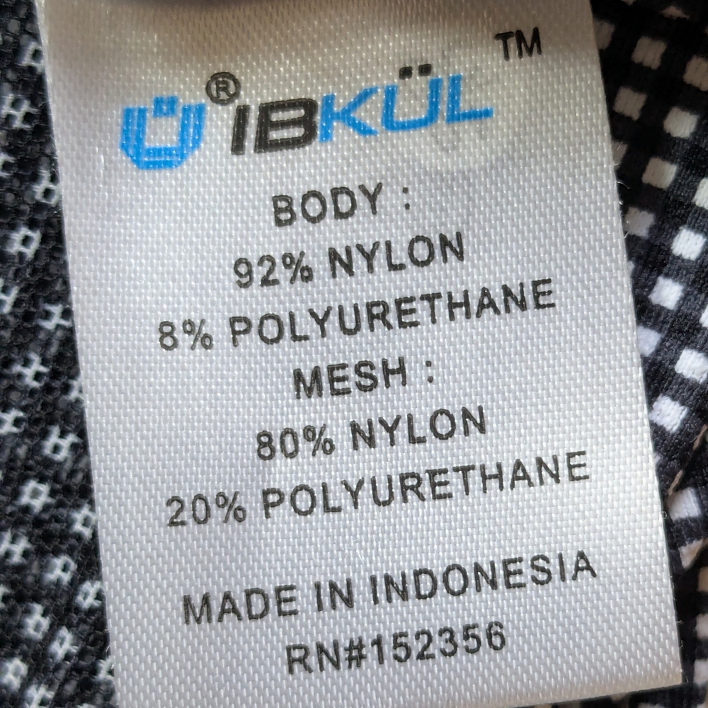 Ibkul Mini Check Mock Neck Top - Picture 12 of 12